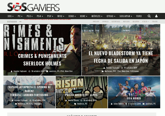 SOSGamers.com – Portal de videojuegos