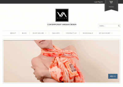 VivianHidalgo.com – Diseño andino contemporáneo